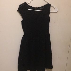 Black lace dress